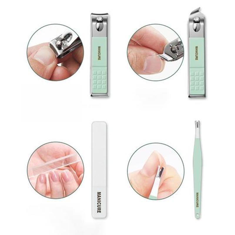 Tragbares Nagelknipser-Set (12/16 Stück)