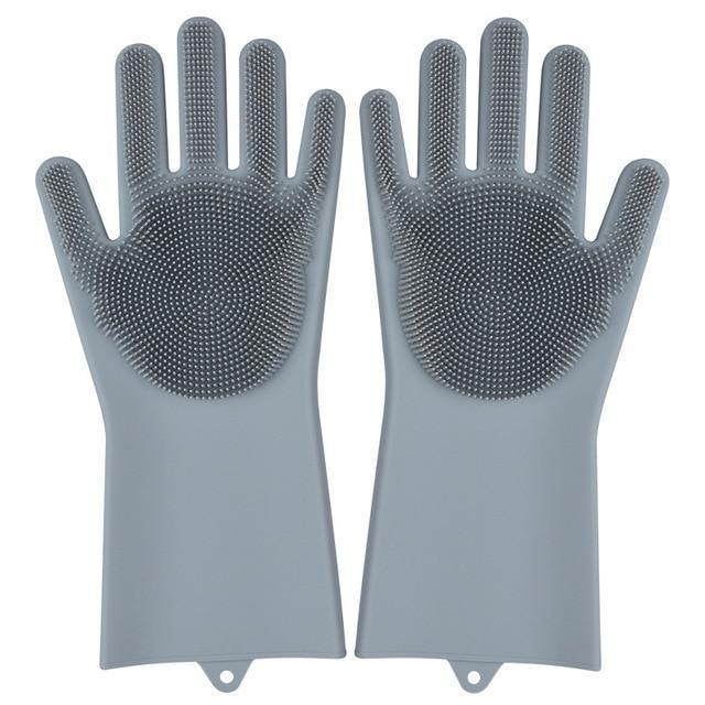 SILICONE DISH WASHING GLOVES