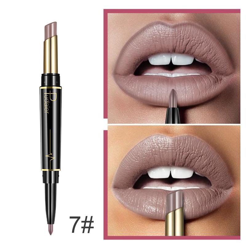 16 Farben langanhaltender Lippenstift + Lipliner Combo