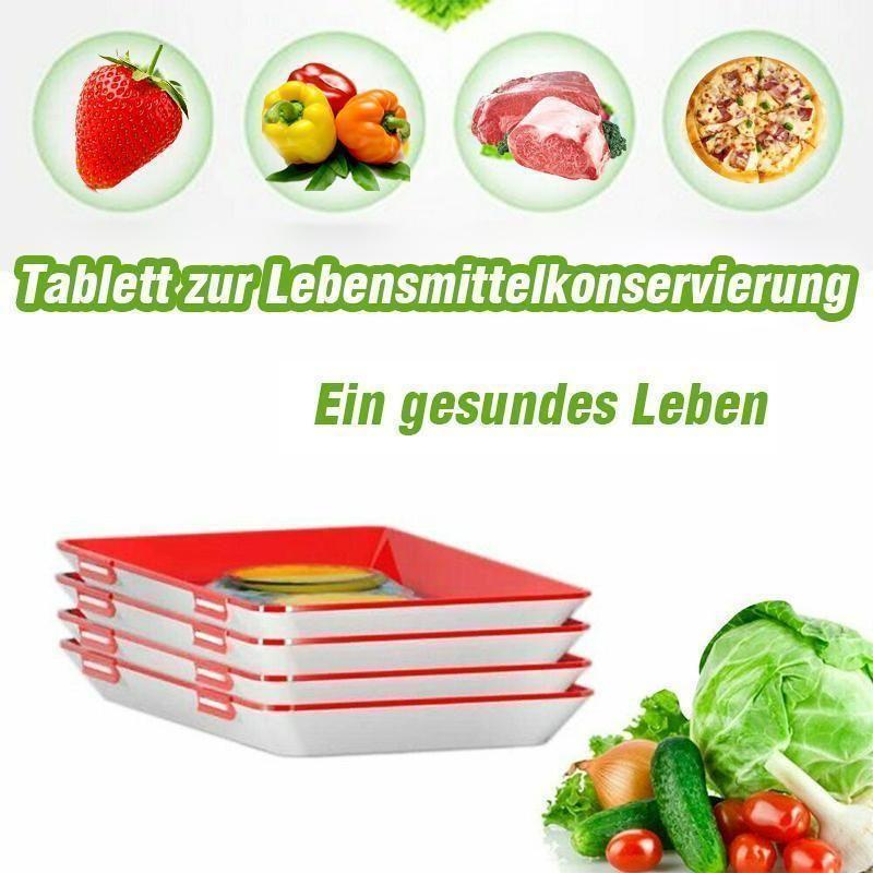 kreative Tablett für Lebensmittelkonservierung