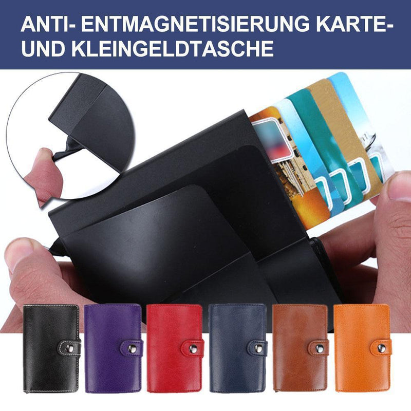 Anti- Entmagnetisierung Karte- und Kleingeldtasche