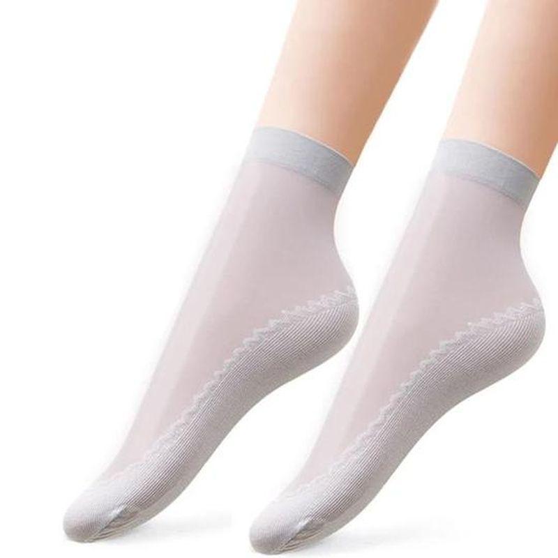 Seidige rutschfeste Baumwollsocken (5 Paar)