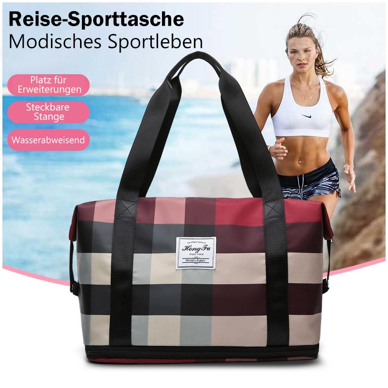 Fashion Lattice Tragbare Reisetasche mit hoher Kapazität