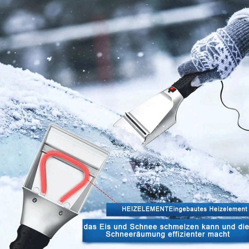 Beheizter Schnee- und Eiskratzer für Auto 12V Stecker in Zigarettenanzünder