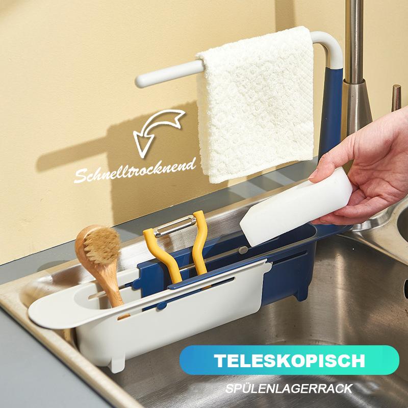 Aktualisiertes Teleskop-Waschbecken-Lagerregal