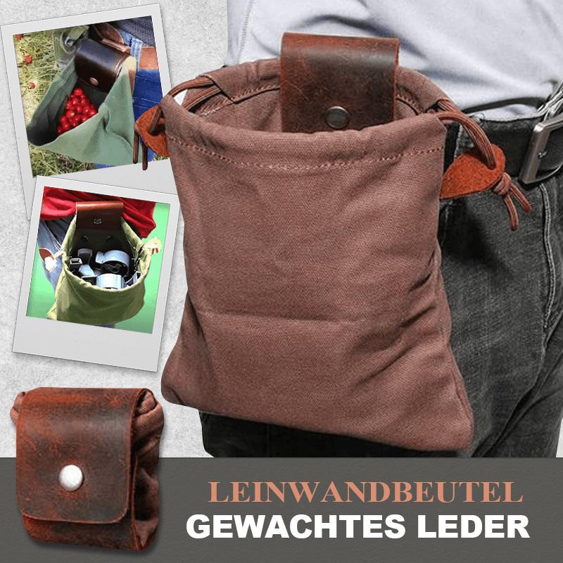 Tasche aus gewachstem Canvas-Leder