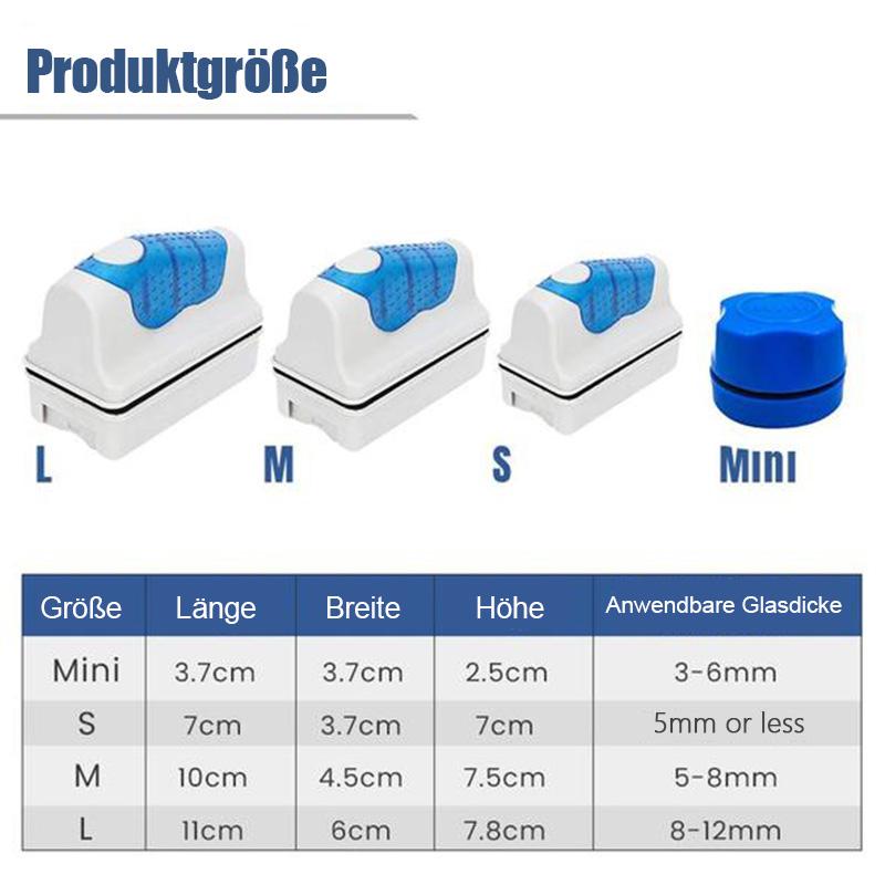 Aquarium Reiniger Aquarium Magnetische Doppelseitenbürste