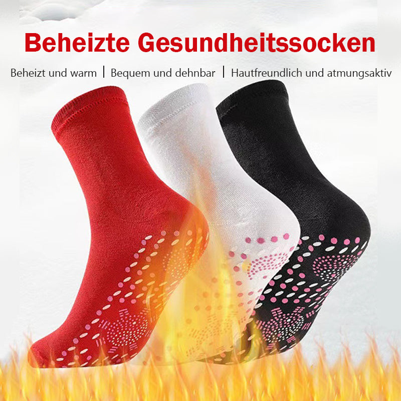 Selbstwärmende Fitness-Socken mit Turmalin-Akupressur