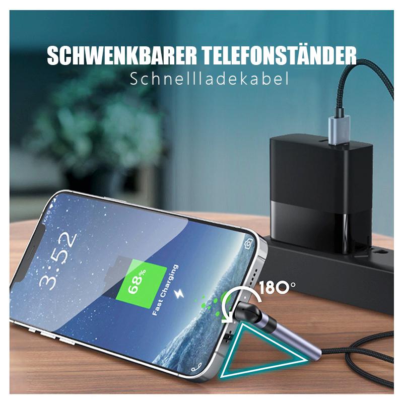 Ladekabel mit drehbarem Telefonständer