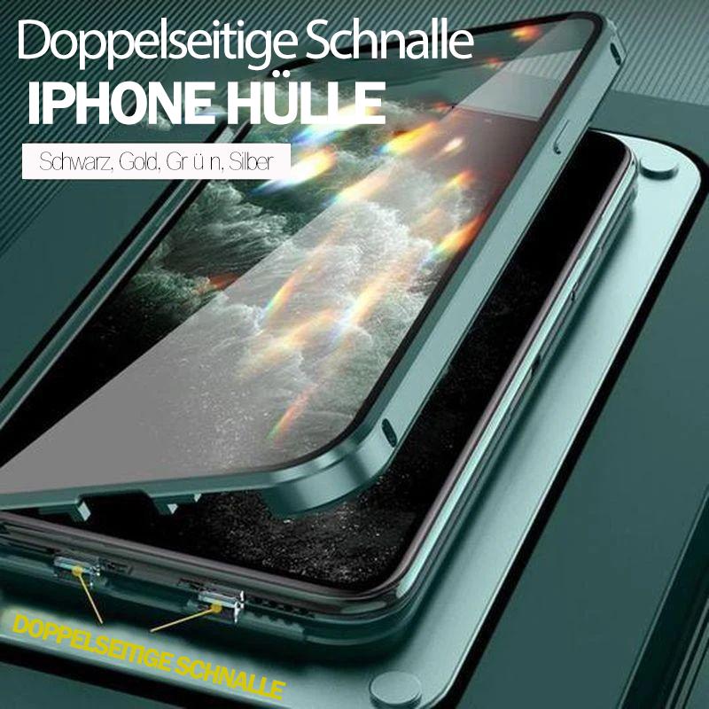 iPhone-Hülle mit doppelseitiger Schnalle