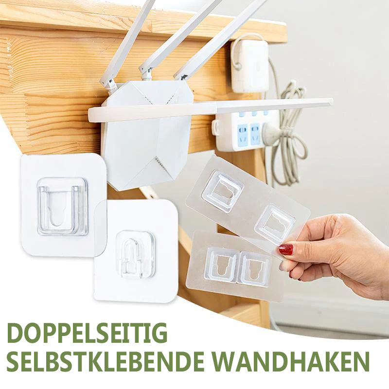 Doppelseitig selbstklebende Wandhaken