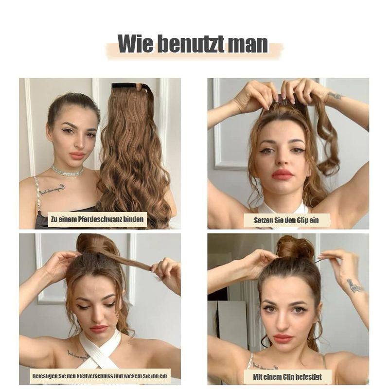 Perücke lockige Haarverlängerung für Frauen