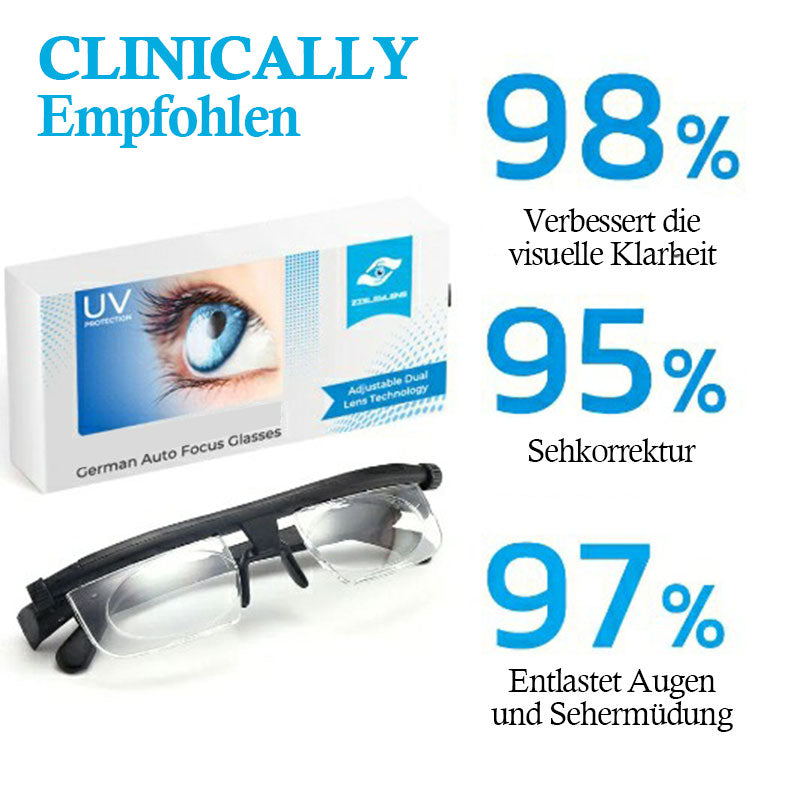 Deutsche Autofokus-Brille