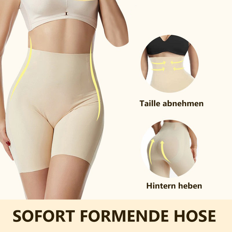 Bauchkontroll-Shorts mit hoher Taille