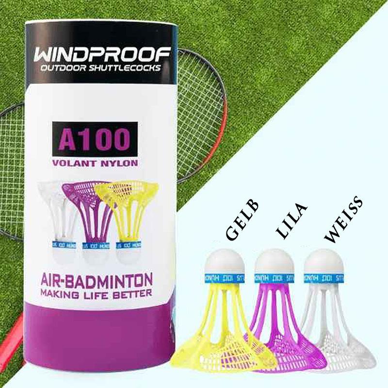 Winddichte Nylon Badminton 3 Stück