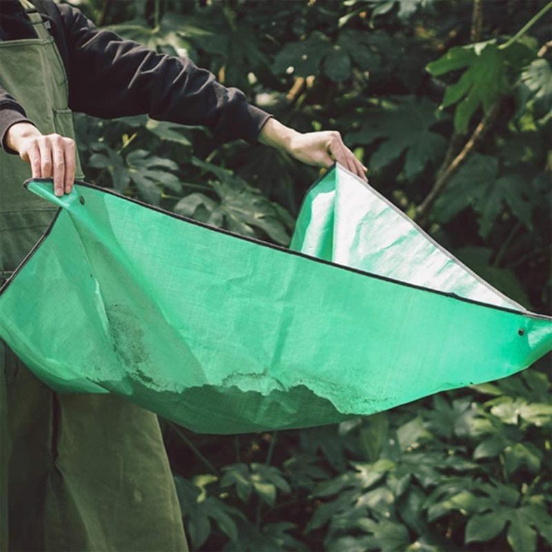 Gartenarbeit Umpflanzen von Topfkissen