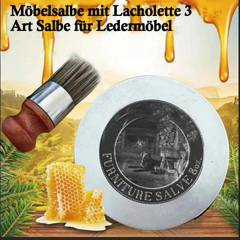 Möbelbalsam und -bürste