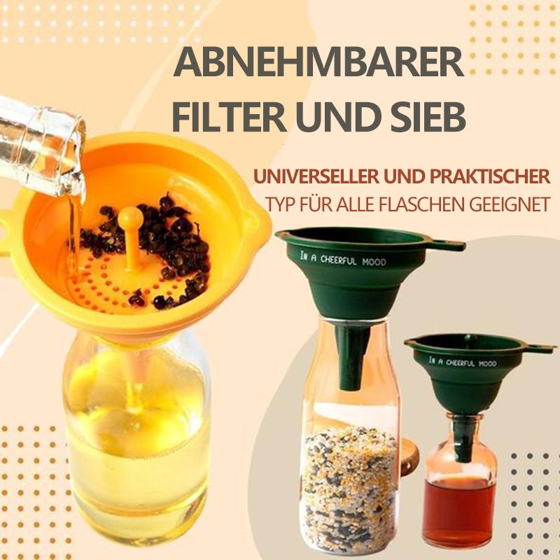 Faltbarer Silikontrichter