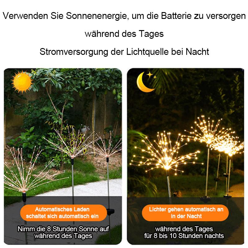 Solarfeuerwerk LED-Lampen