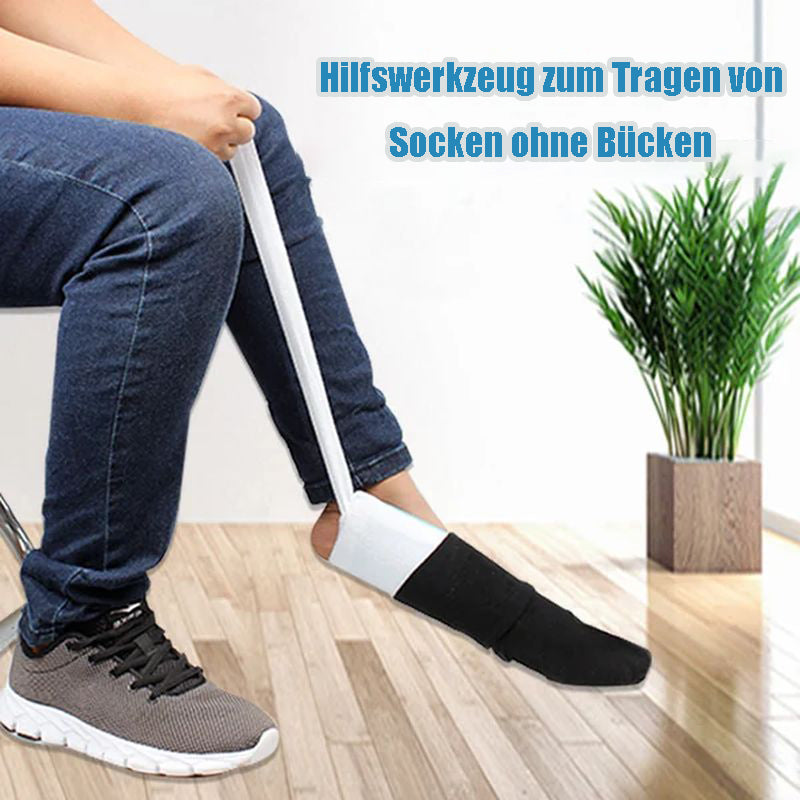 Sockeneinfädler: Keine Notwendigkeit, sich zu bücken, um beim Einfädeln der Socken zu helfen