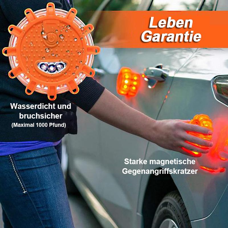 LED-Straßenfackeln blinken Warnlichter - Magnetfuß und Haken