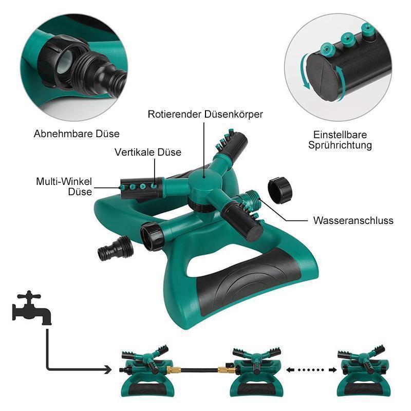 360 ° automatischer Rasensprenger