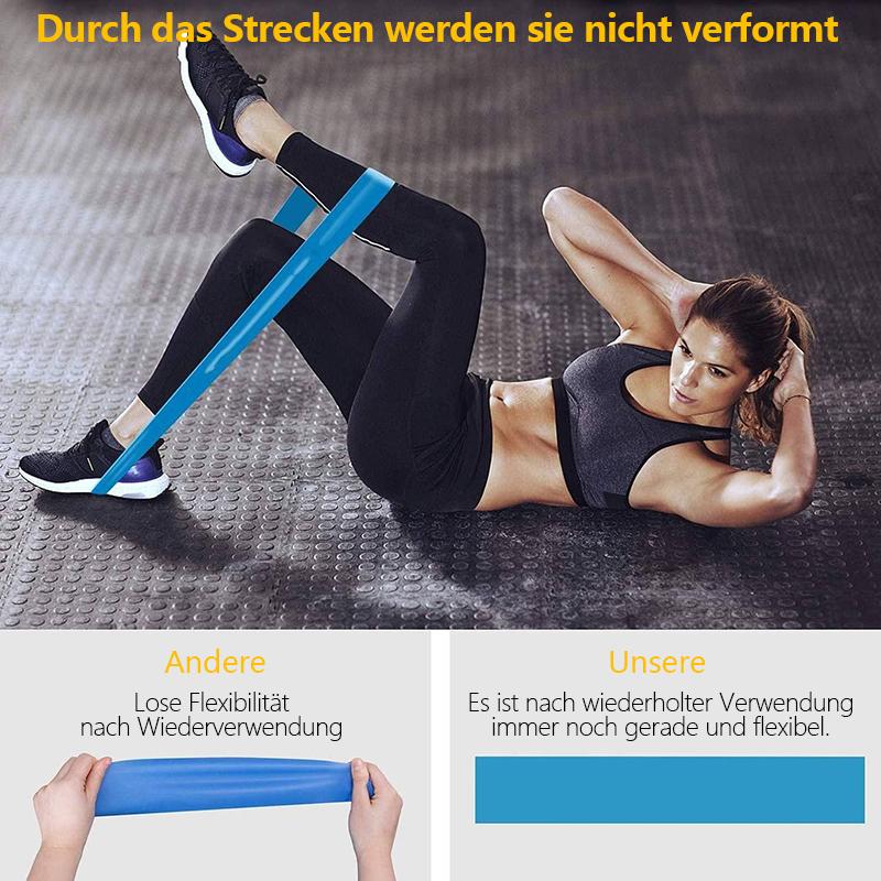 Hautfreundliche Resistance Fitness Bands