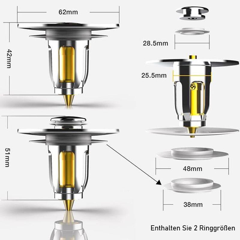 Pop-up Ablaufgarnitur für Waschbecken Drain fitting