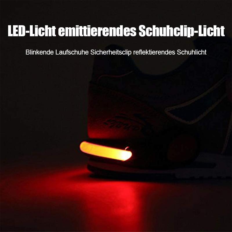 LED-Blinklicht Schuhclip