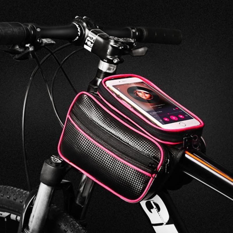 Cycling cell phone bag