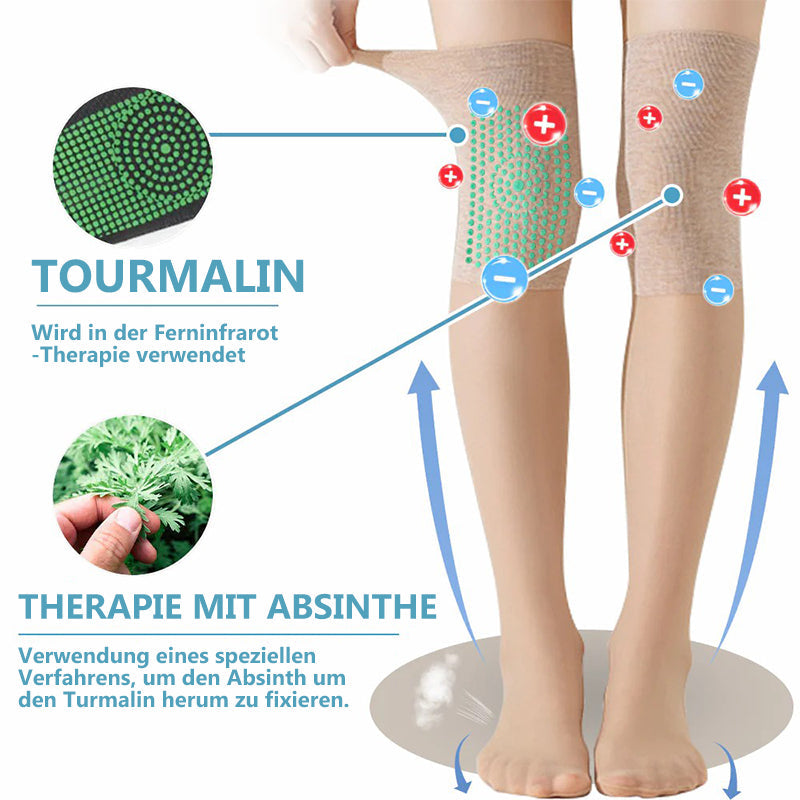 Lange Seidenstrümpfe für Ionenkorrektur und Lymphatische Entgiftung