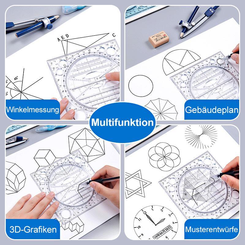 Multifunktionales Zeichenlineal