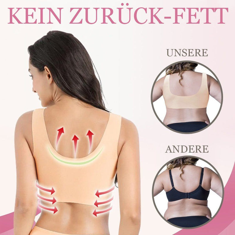 Stretch Full-Figure Nahtloser BH mit Spitzenausschnitt