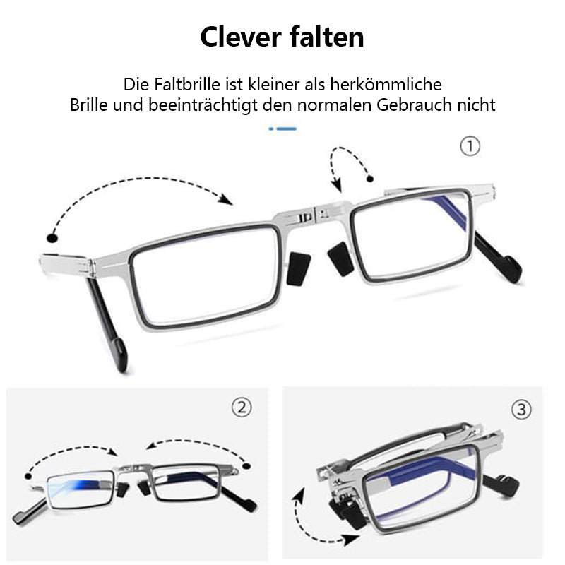 Blaulichtblockierende, schraubenlose, faltbare Lesebrille