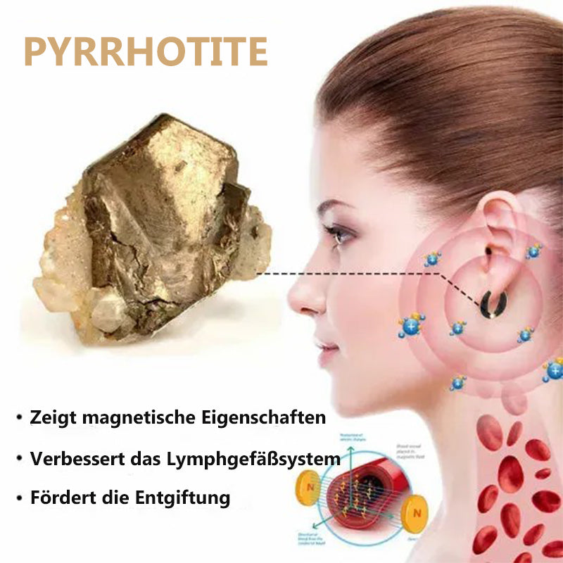 Ohrringe für magnetische Lymphdrainage