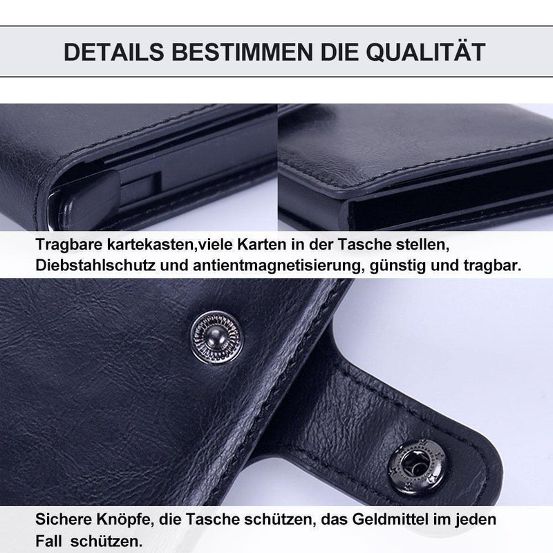 Anti- Entmagnetisierung Karte- und Kleingeldtasche