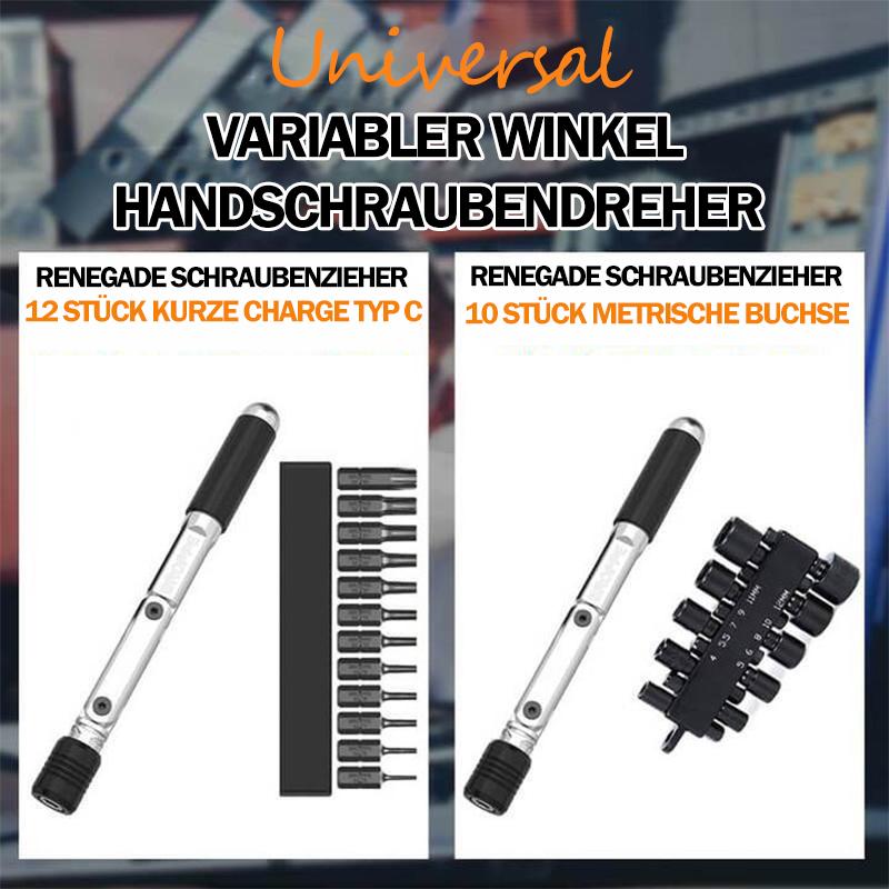 Universal-Schraubendreher mit variablem Winkel