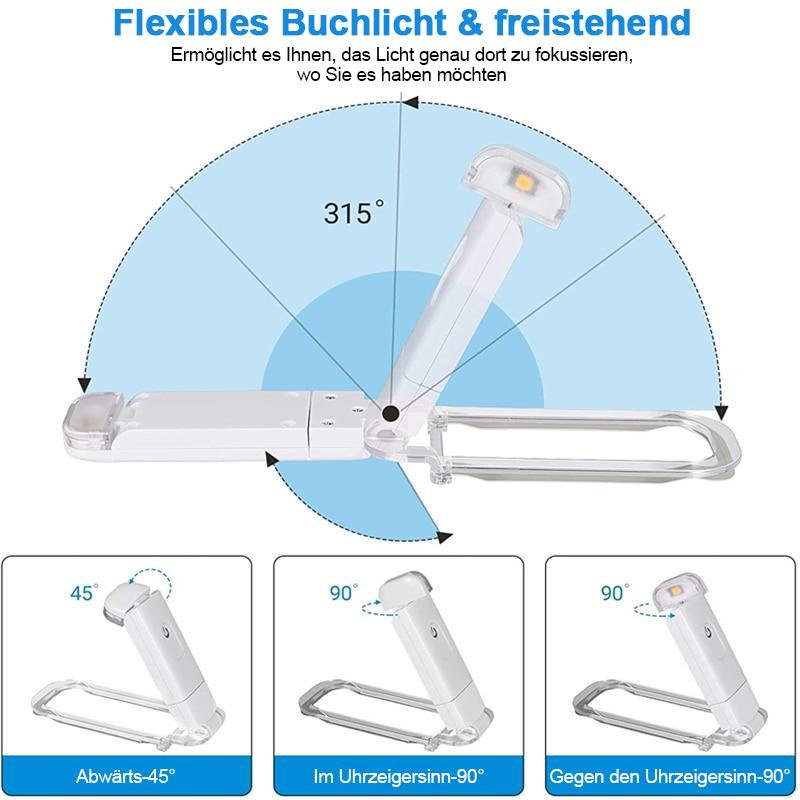 Wiederaufladbares LED-Licht zum Lesen von Büchern