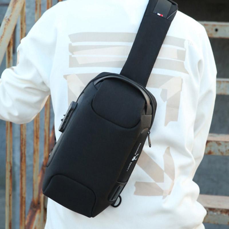 Anti-Diebstahl-Brusttasche für Männer