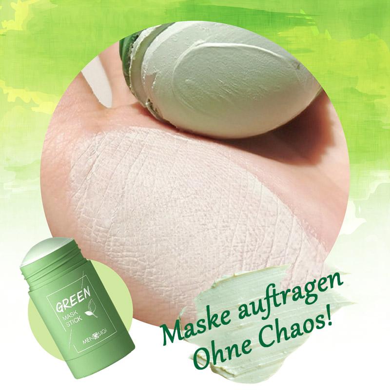 Grüntee reinigende Ton-Stick-Maske