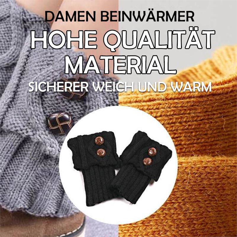 Damen Kurzstiefel Stricken Stulpen