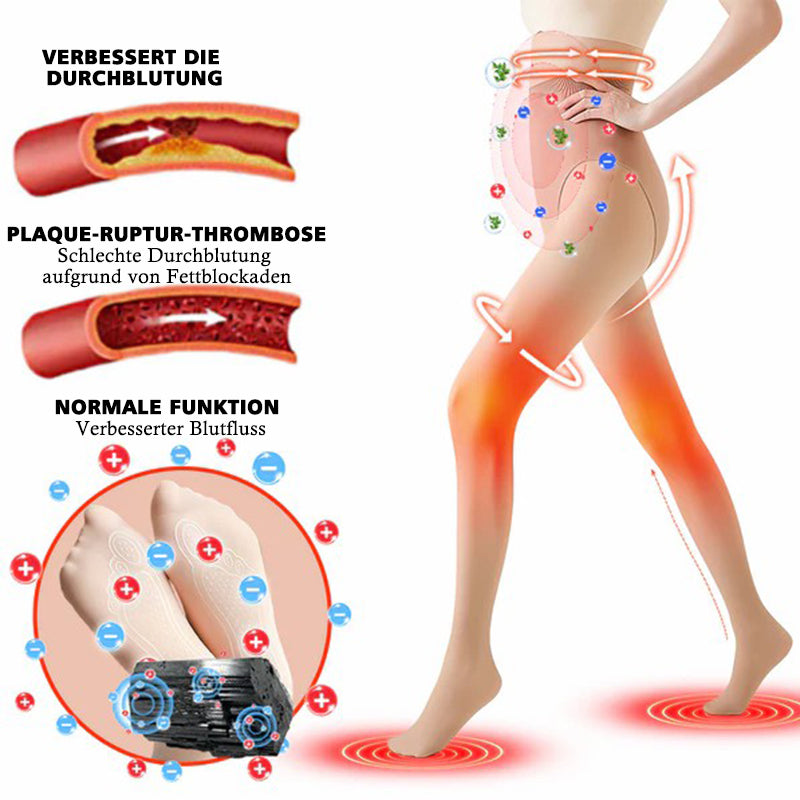 Tourmaline Selbstheizende Körperformende Strumpfhosen