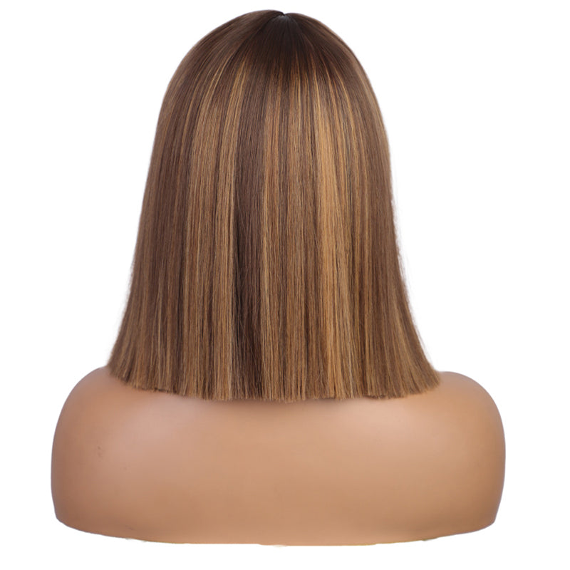 T Lace Front Haar Synthetisch Gerade Perücken