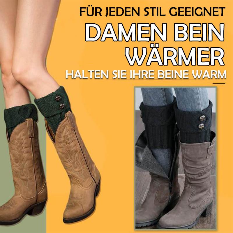 Damen Kurzstiefel Stricken Stulpen