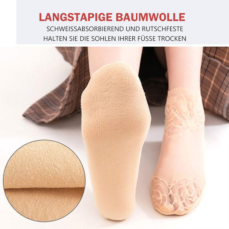 Modische Spitzensocken für Damen (3 Paar)