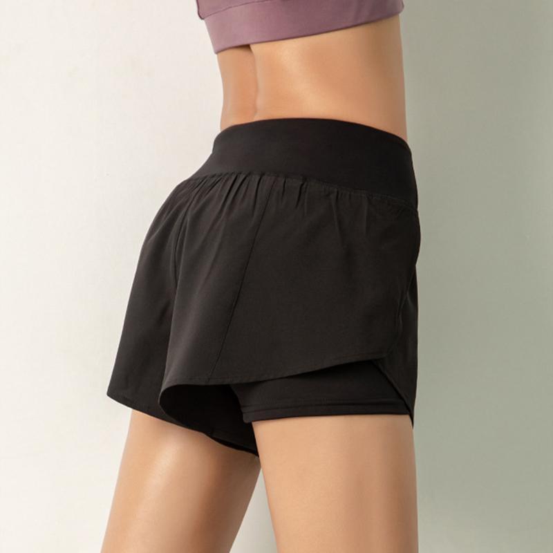 Damen kurze Sport-Fitness-Shorts