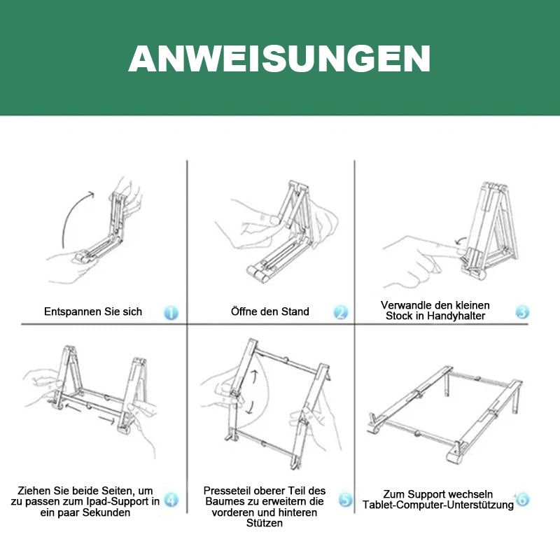 3 IN 1 MULTIFUNKTIONALE UNTERSTÜTZUNG