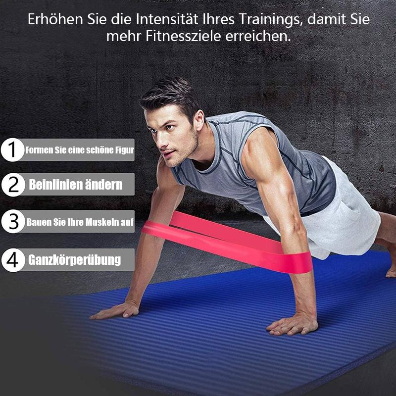 Hautfreundliche Resistance Fitness Bands