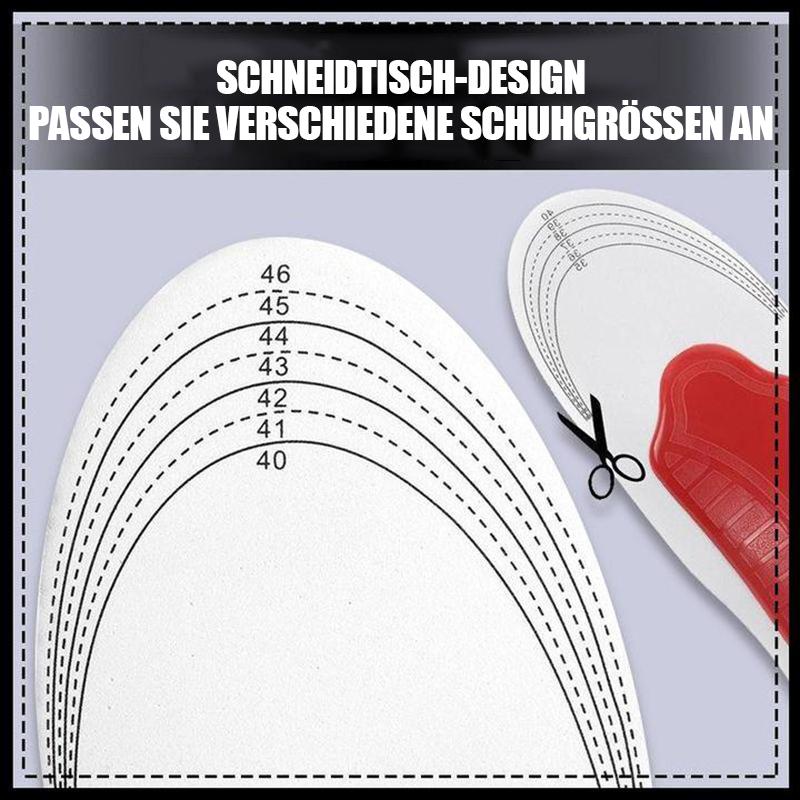 Fußgewölbe stützende Einlegesohlen