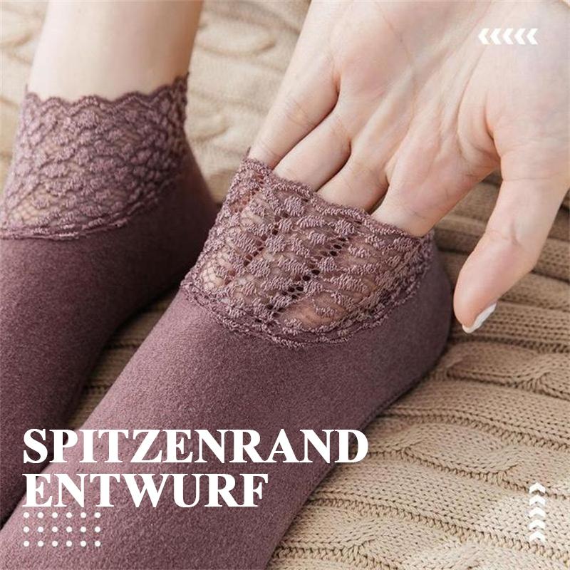 MODISCHE SPITZEN-THERMSOCKEN